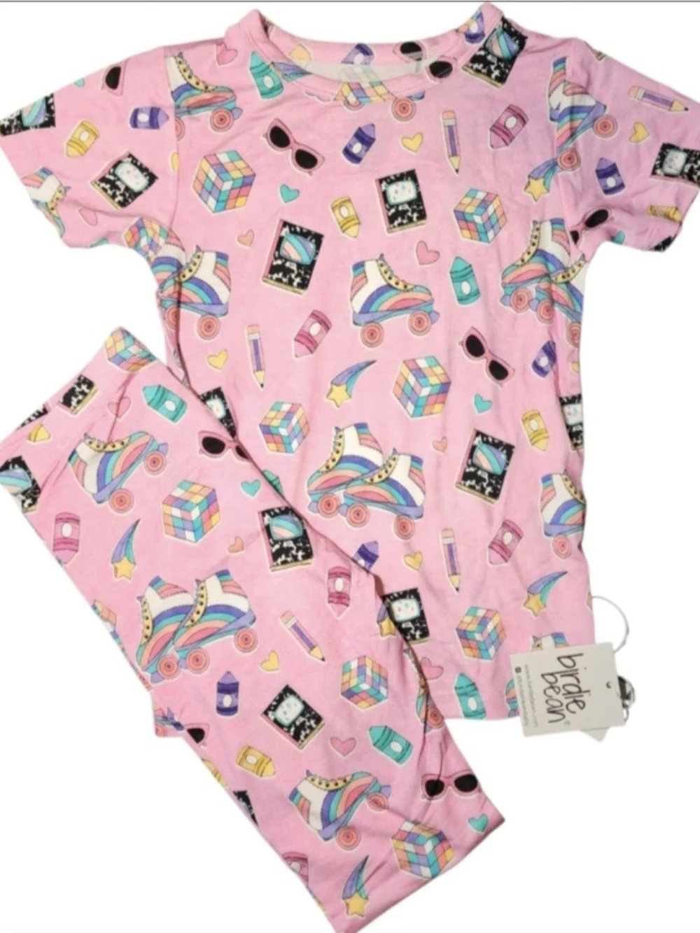 Birdie Bean Two Piece Short Pajama Set in Jessica 4T NWT